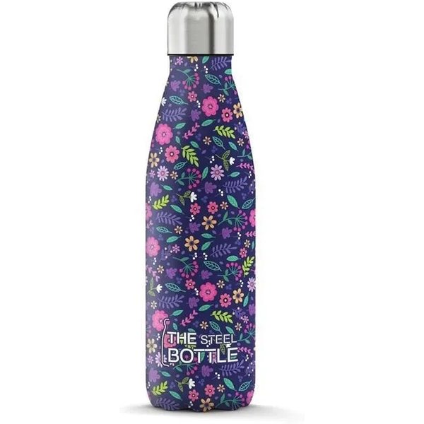 The Steel Bottle Art Cartoon Flowers - Borraccia Termica In Acciaio Inox 500 Ml-image
