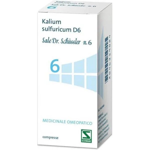 Dr.Schussler Sale N. 6 Kalium Sulfuricum D6 - Farmaco Omeopatico 200 Compresse-image