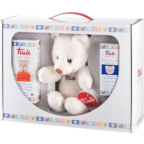 Trudi Cofanetto Cremino - Bagnolatte Al Miele D'arancio + Acqua Di Colonia Delicata + Peluche-image