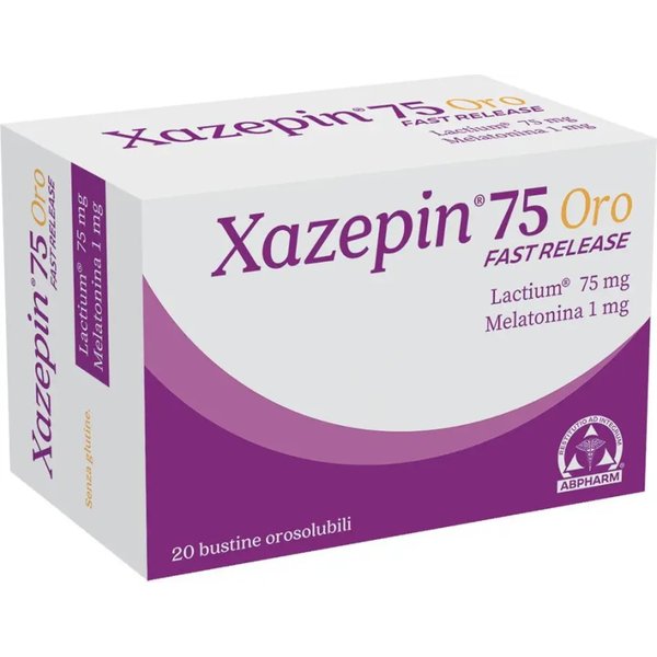 Xazepin 75 Oro Fast Release 20 Bustine - Integratore Per Il Sonno-image