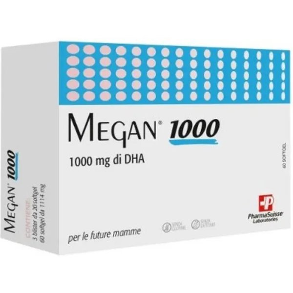 Megan 1000 - Integratore Per La Gravidanza 60 Softgel-image