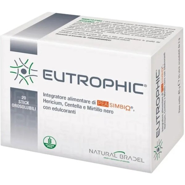 Eutrophic 20 Stick Orosolubili - Integratore Per Memoria E Funzioni Cognitive-image