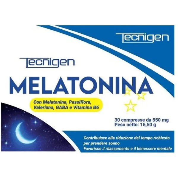 Melatonina 30 Compresse - Integratore Per Il Sonno E Tono Dell'umore-image