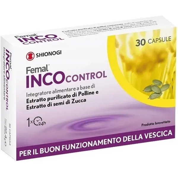Femal Incocontrol 30 Capsule - Integratore Per L'apparato Urogenitale-image