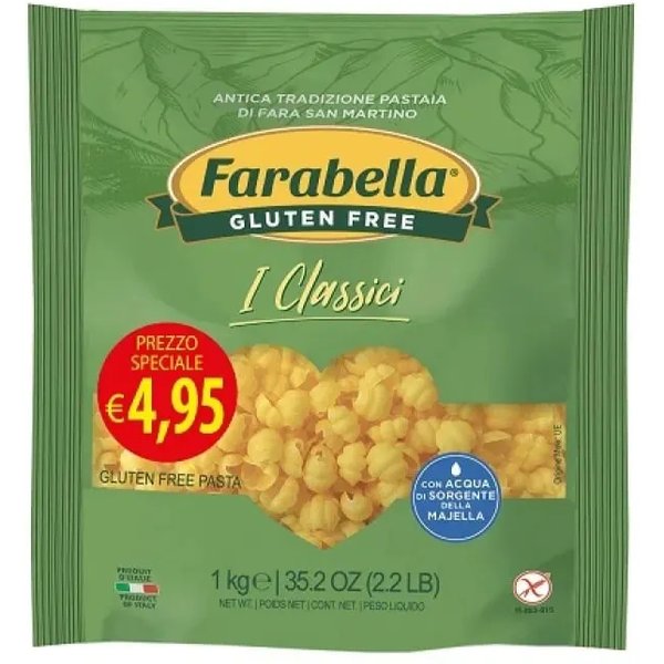 Farabella I Classici Conchiglie - Pasta Senza Glutine 1 Kg Promo-image