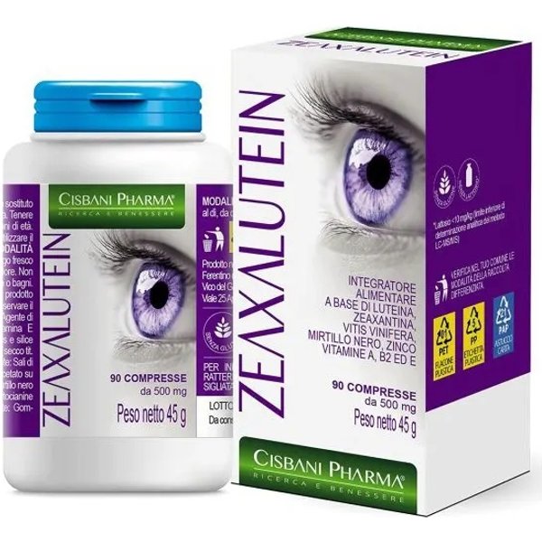 Zeaxalutein 90 Compresse - Integratore Per Il Benessere Della Funzione Visiva-image