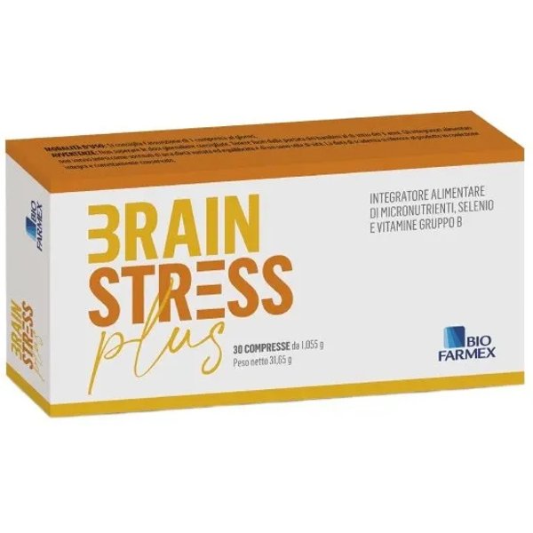 Brain Stress Plus 30 Compresse - Integratore Per La Funzione Cognitiva-image