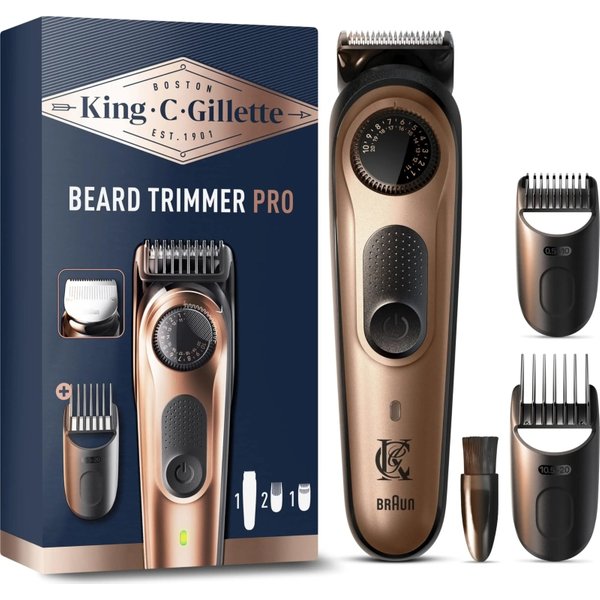Procter & Gamble Gillette King C. Gillette Beard Trimmer Pro - Regolabarba Elettrico-image