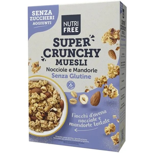 Nutrifree Super Crunchy - Muesli Nocciole E Mandorle Senza Glutine 300 G-image