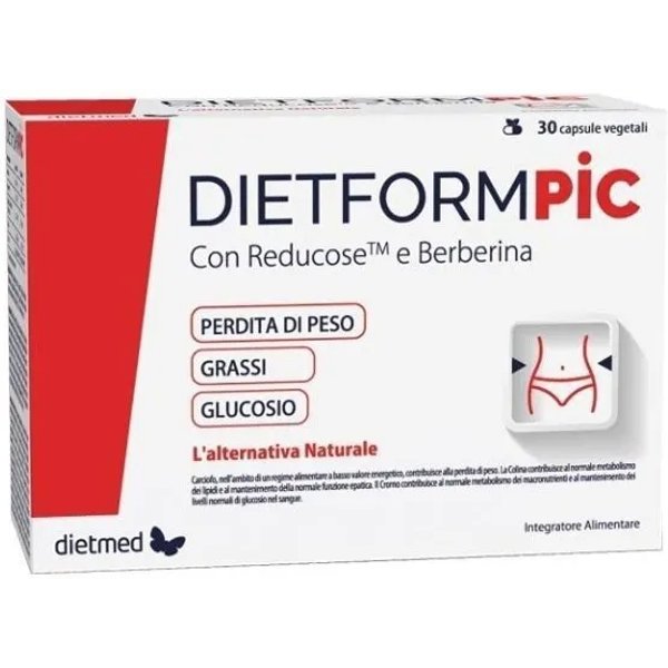 Dietformpic 30 Capsule Vegetali - Integratore Acceleratore Del Metabolismo-image