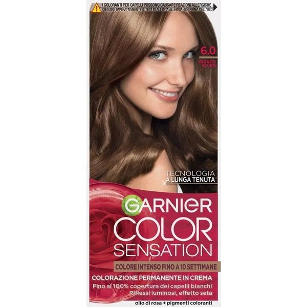 Garnier Color Sensation - Colorazione Permanente N. 6.0 Biondo Scuro-image