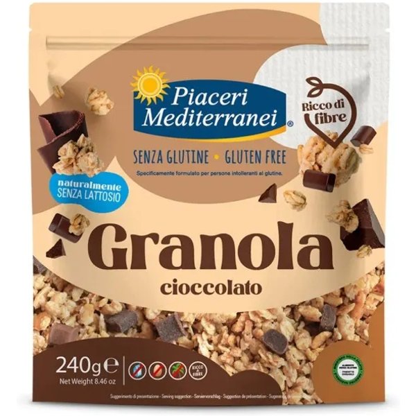 Piaceri Mediterranei Granola Al Cioccolato Senza Glutine 240 G-image