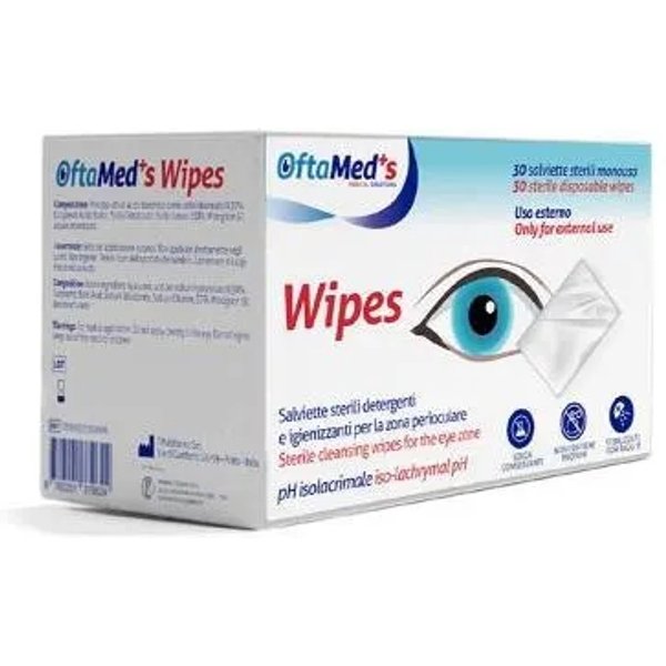 Oftamed's - Salviette Perioculari Sterili Detergenti E Igienizzanti-image
