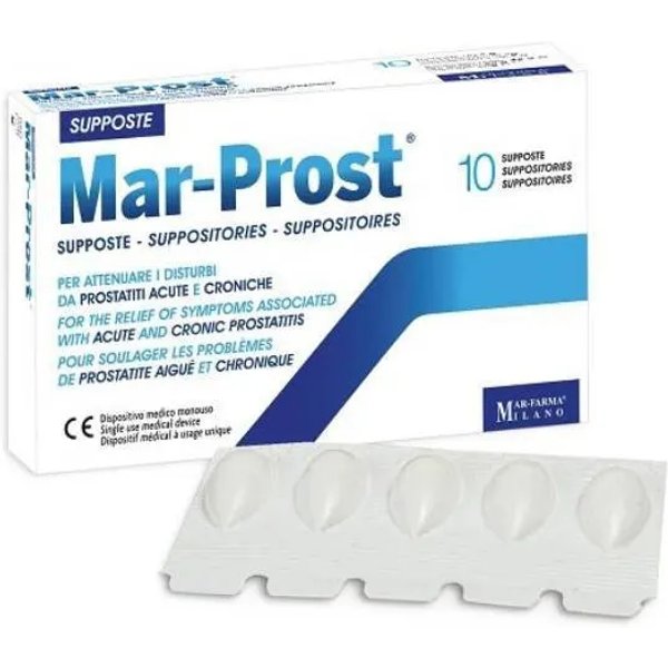 Mar-Prost - 10 Supposte Per Il Trattamento Lenitivo Del Canale Ano-Rettale-image