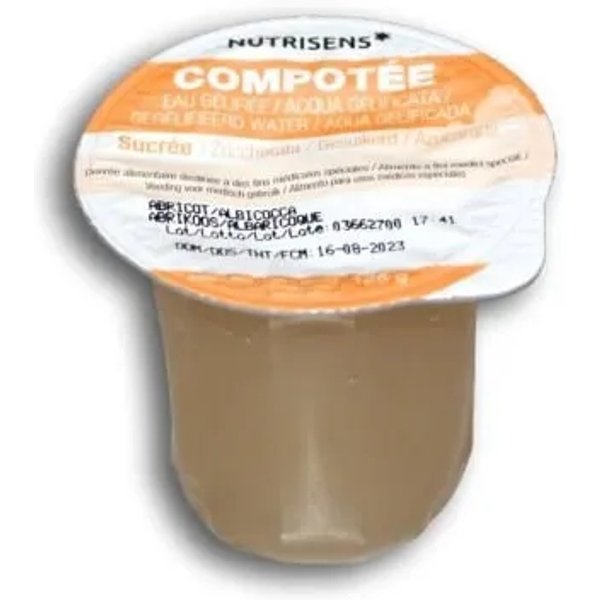 Nutrisens Medical Acqua Gelificata Pronta All'uso Zuccherata Gusto Albicocca 12 X 125G-image