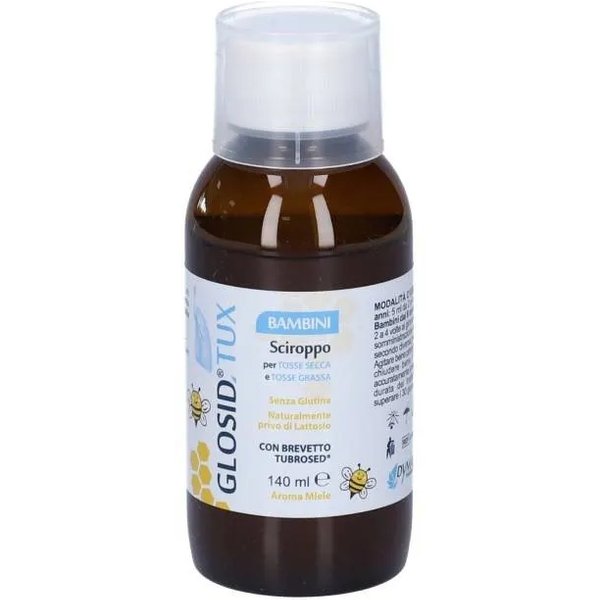Glosid Tux - Sciroppo Bambini Per Tosse Secca 140 Ml-image