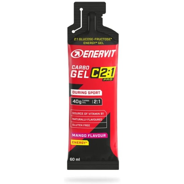 Enervit Carbo Gel C2:1 Pro Gusto Mango 60 Ml - Gel Energetico-image