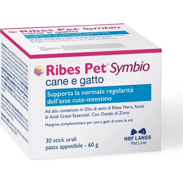 Nbf Lanes Ribes Pet Symbio 30 Stick - Mangime Complementare Per Cani E Gatti-image
