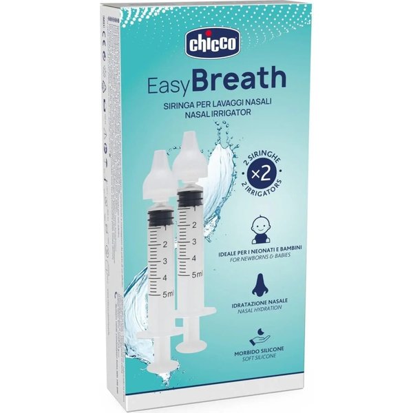 Artsana Chicco Easy Breath - 2 Siringhe Per Lavaggi Nasali-image