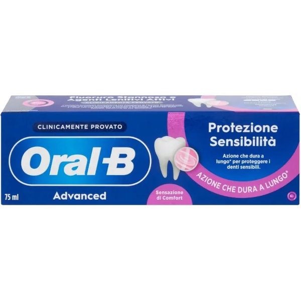 Procter & Gamble Oral B Advanced Protezione Sensibilità - Dentifricio Uso Quotidiano 75 Ml-image