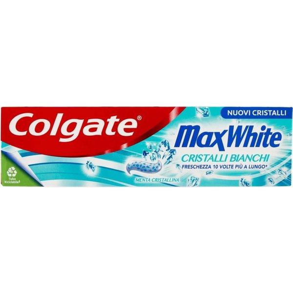 Colgate Max White Cristalli Bianchi - Dentifricio Sbiancante 75 Ml-image