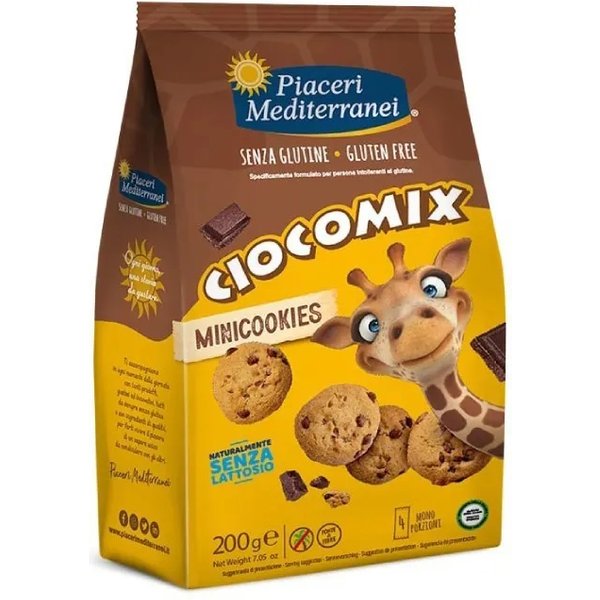 Piaceri Mediterranei Ciocomix Minicookies - Biscotti Al Cioccolato Senza Glutine 200 G-image
