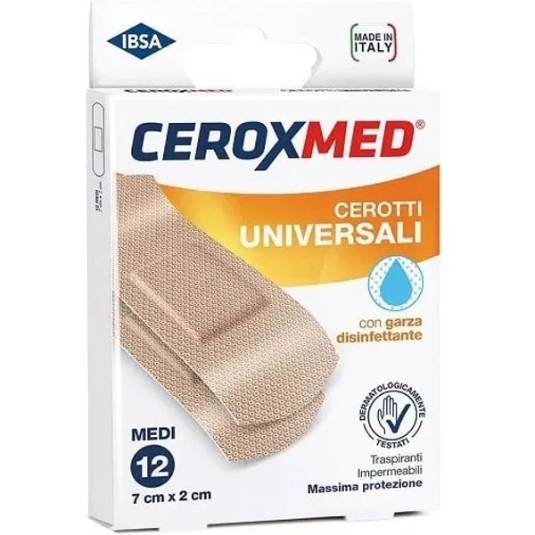 Ceroxmed Cerotti Universali Medi - 12 Cerotti Da 7 Cm X 2 Cm-image