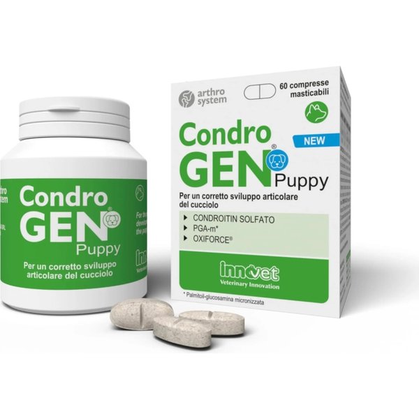 Innovet Condrogen Puppy 60 Compresse - Mangime Complementare Per Cuccioli-image
