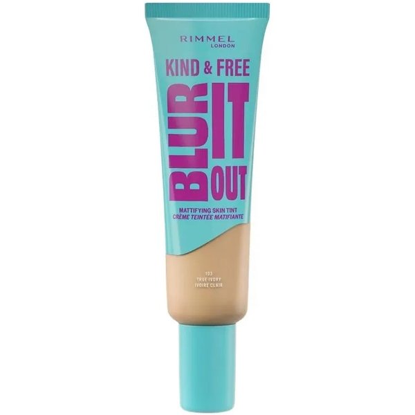 Coty Inc. Rimmel Blur It Out Spf 20 - Fondotinta Liquido Opacizzante - N. 103 True Ivory 30 Ml-image