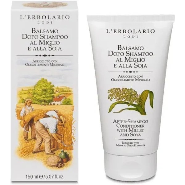 L Erbolario Balsamo Per Capelli Secchi Al Miglio E Soja 150 Ml-image