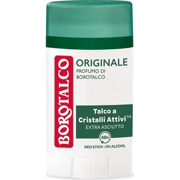 Borotalco Original Con Microtalco 48H 0% Alcool - Deodorante Stick 40 Ml-image