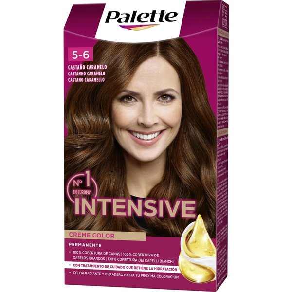 Palette Intensive Creme Color - Tinta Per Capelli Permanente N. 5.6 Castano Caramello-image