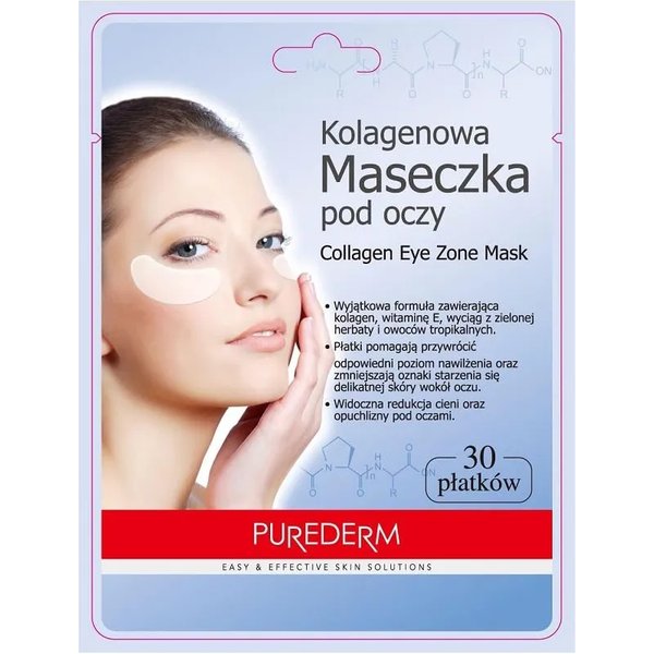 Purederm Collagen Eye Zone Mask - 30 Maschere Per Occhi A Forma Di Petalo-image