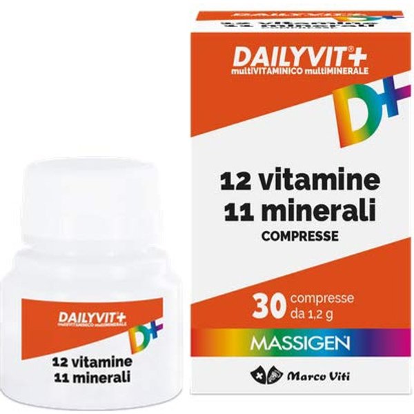 Massigen Dailyvit+ 30 Compresse - Integratore Multivitaminico Minerale-image