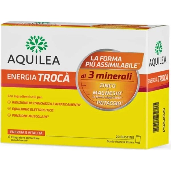 Energia Trocà 20 Bustine - Integratore Di Zinco Magnesio E Potassio-image