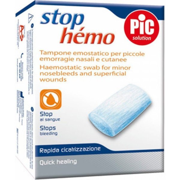 Pic Stop Hemo - 5 Tamponi Emostatici Per Piccole Emorragie Nasali-image