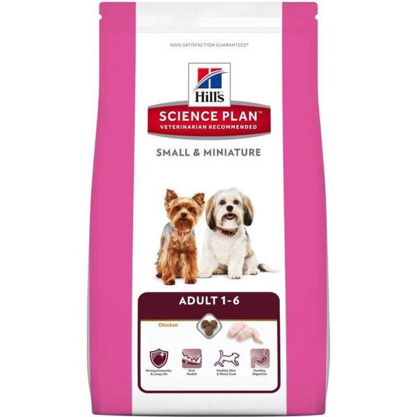 Hill's Science Plan Canine Adult Small & Miniature Mangime Secco Gusto Pollo E Tacchino Kg.1,5-image