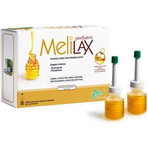 Aboca Melilax Pediatric - 6 Microclismi Per Bambini E Lattanti-image