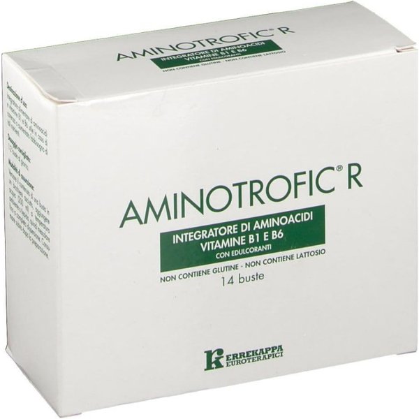 Aminotrofic R 14 Bustine Da 5,5 Gr - Integratore Di Aminoacidi E Vitamine-image