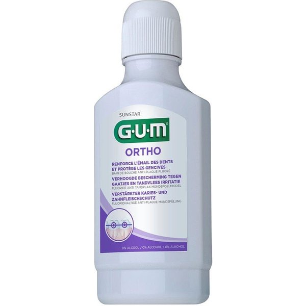 Gum ortho collutorio Antiplacca 300 ml-image