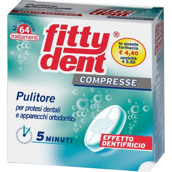Fittydent Fittydent - 32 Compresse Per Apparecchi Ortodontici-image