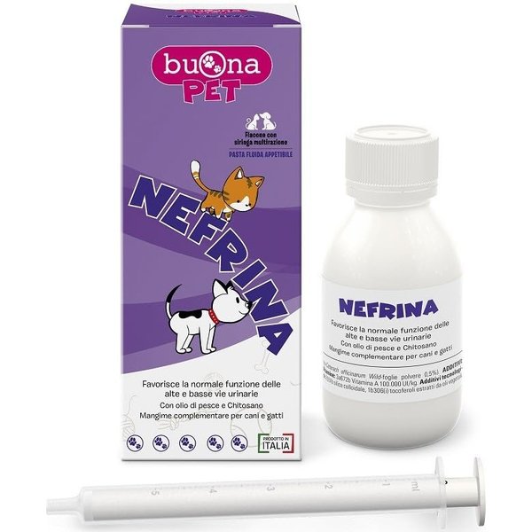 Buona Pet Nefrina 60 G - Mangime Complementare Per Le Vie Urinarie Del Cane E Gatto-image