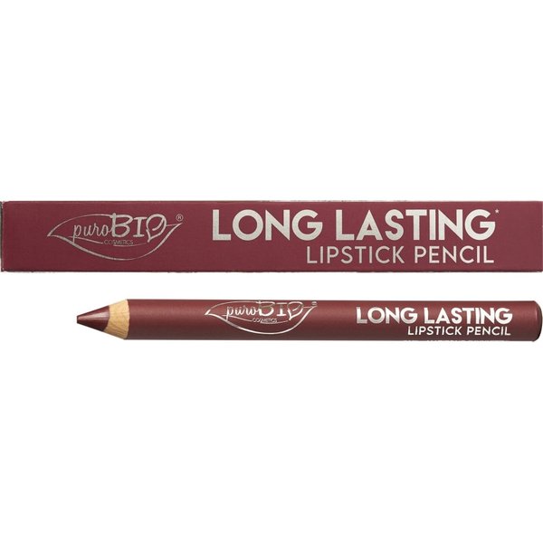 Purobio Long Lasting Lipstick Pencil - Matitone Rossetto N. 016L Burgundy-image