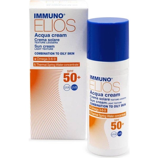 Morgan Crema Solare Viso 50+ SPF Immuno Elios Acqua Cream Protezione Molto Alta 40 Ml-image