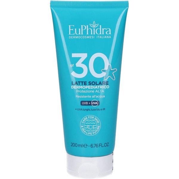 Euphidra Crema Solare Bambini 30 SPF Latte Dermopediatrico Protezione Alta 200 Ml-image