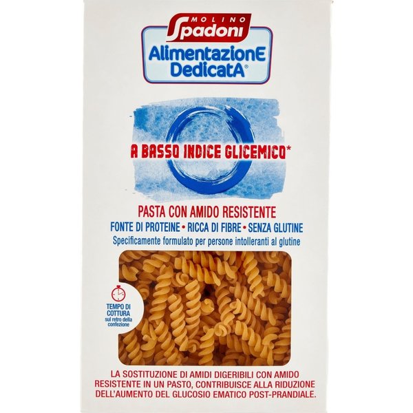 Molino Spadoni Alimentazione Dedicata Fusilli - Pasta A Basso Indice Glicemico 400 G-image