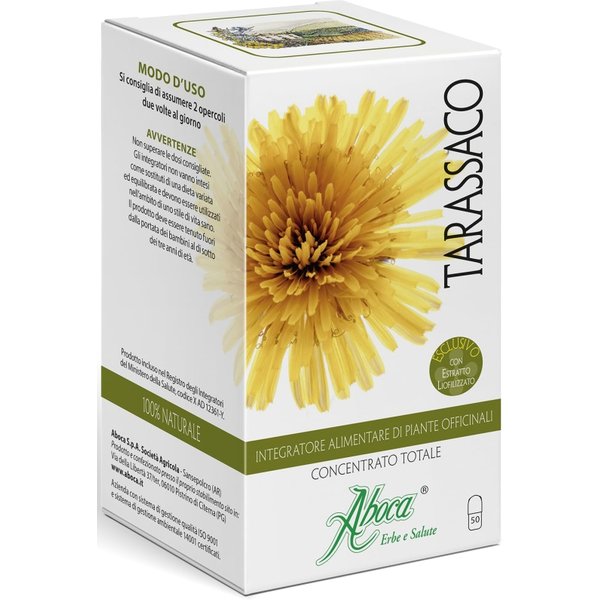 Tarassaco Concentrato Totale 50 Opercoli - Integratore Depurativo Drenante-image