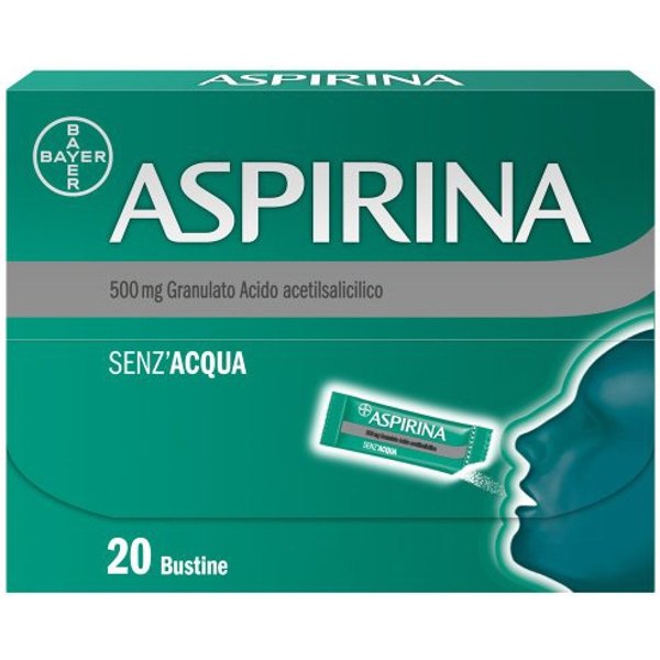 Aspirina 500 mg - antinfiammatorio granulato 20 bustine-image