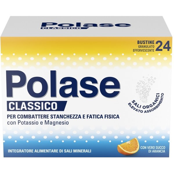 Classico 24 Bustine Effervescenti Gusto Arancia - Integratore Di Magnesio E Potassio per la stanchezza-image