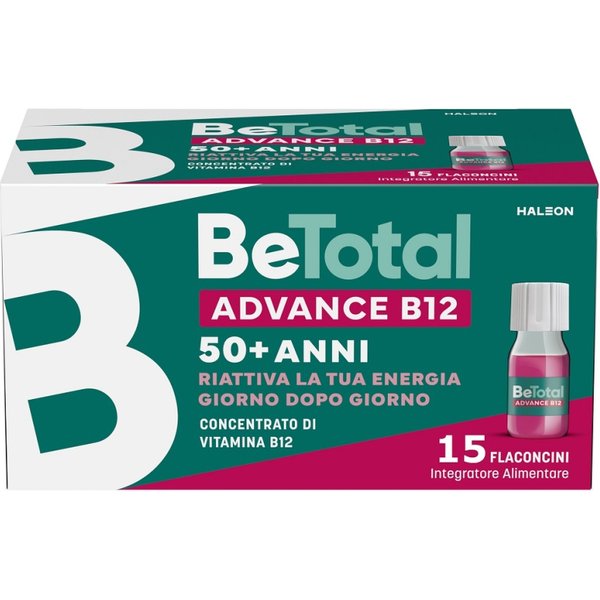 Be-Total Advance B12 50+ Anni - Integratore Per L'energia 15 Flaconcini-image